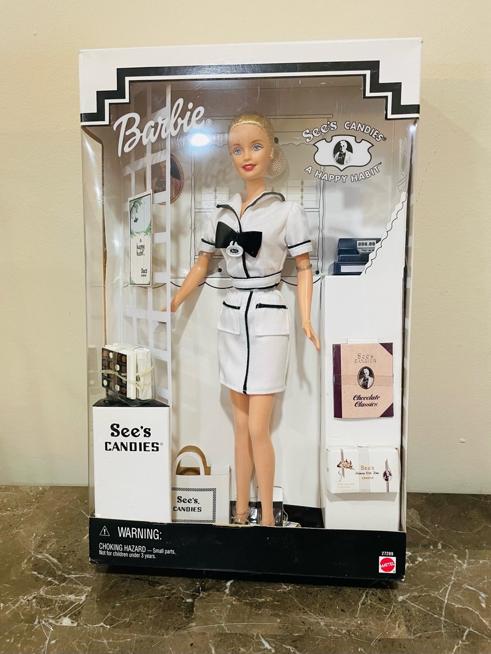 1999 Mattel See’s Candies Barbie NRFB